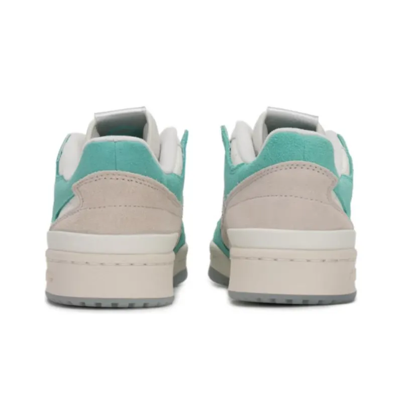 Adidas Originals FORUM Low Top Skateboard Shoes Women's White Green-4