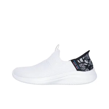Skechers Ultra Flex 3.0 Slip Resistant And Breathable Low Top Running Shoes Women's White Black