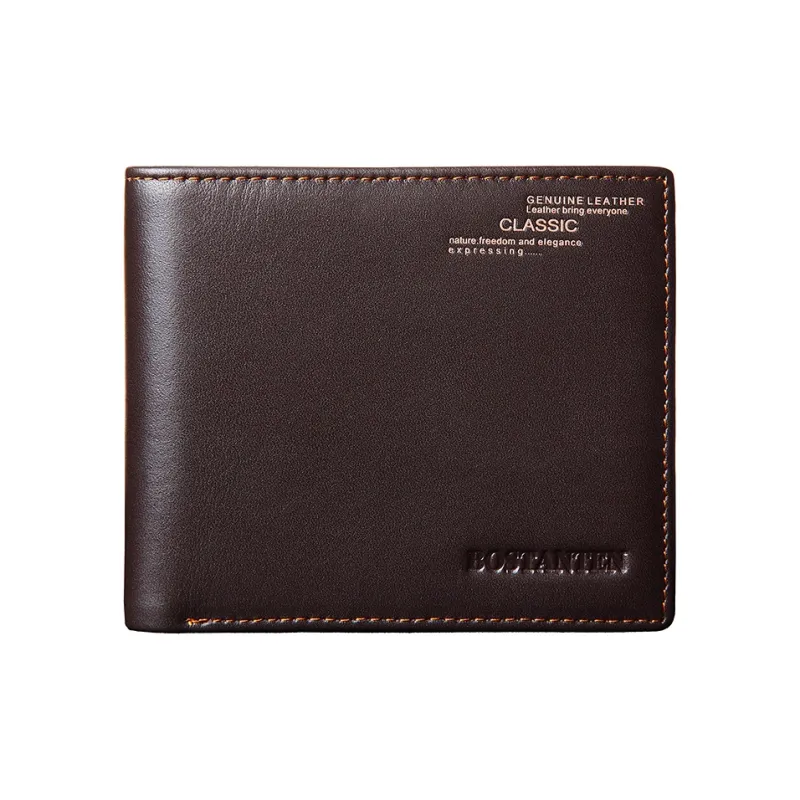 BOSTANTEN Top Grain Cow Leather Black Coffee Men's-8