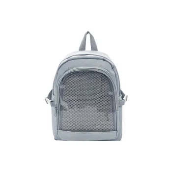 UNITE STAR Nylon Commute Versatile Transparent Badge Badge Sunflower Backpack Medium Size Women's