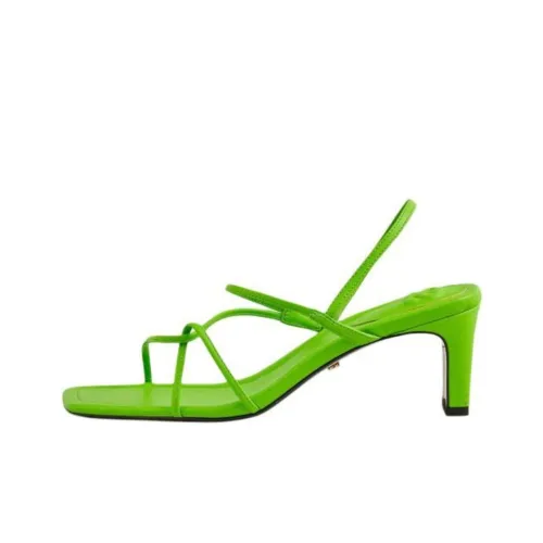 Sandro Strap Sandals Women's Green