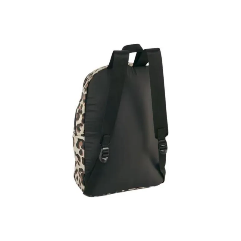 PUMA Polyester Backpack Regular Women's Grassland Brown Animal-1
