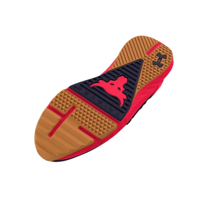 Under Armour Anti Slip Wear Resistant Low Top Training Shoes Men's Blue Red-4
