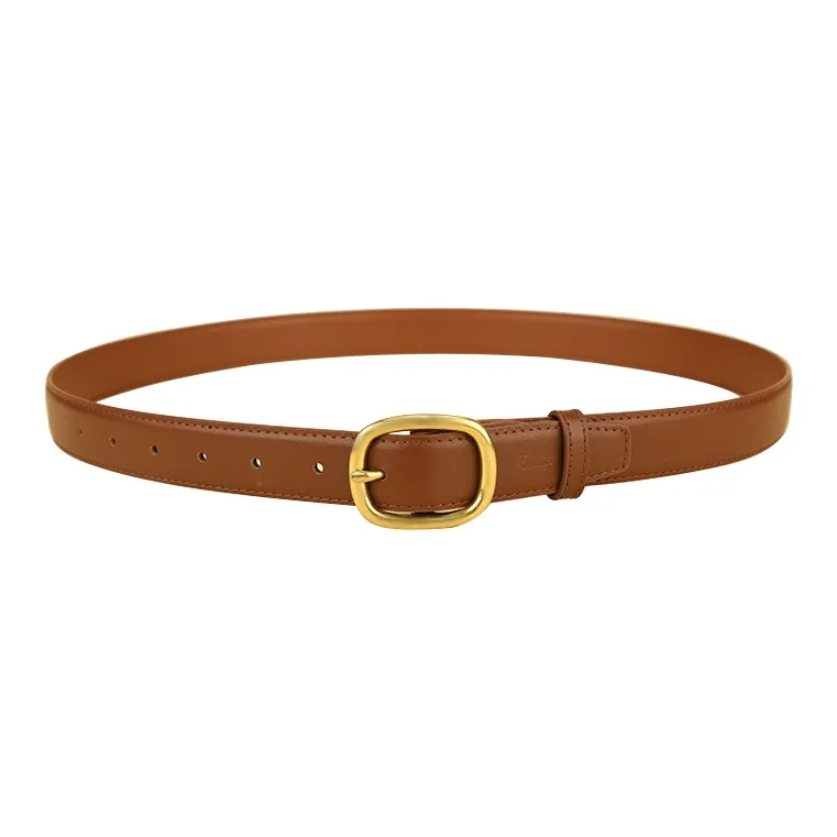 15 MINS Split Cow Leather Leather Belts Women's Width 2.8CM-2