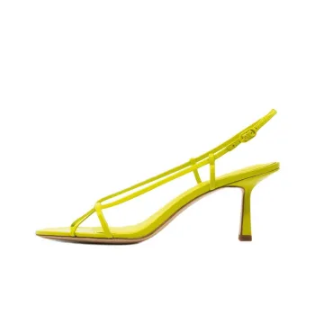 STUDIO AMELIA Entwined Strap Sandals 7cm Women's Yellow
