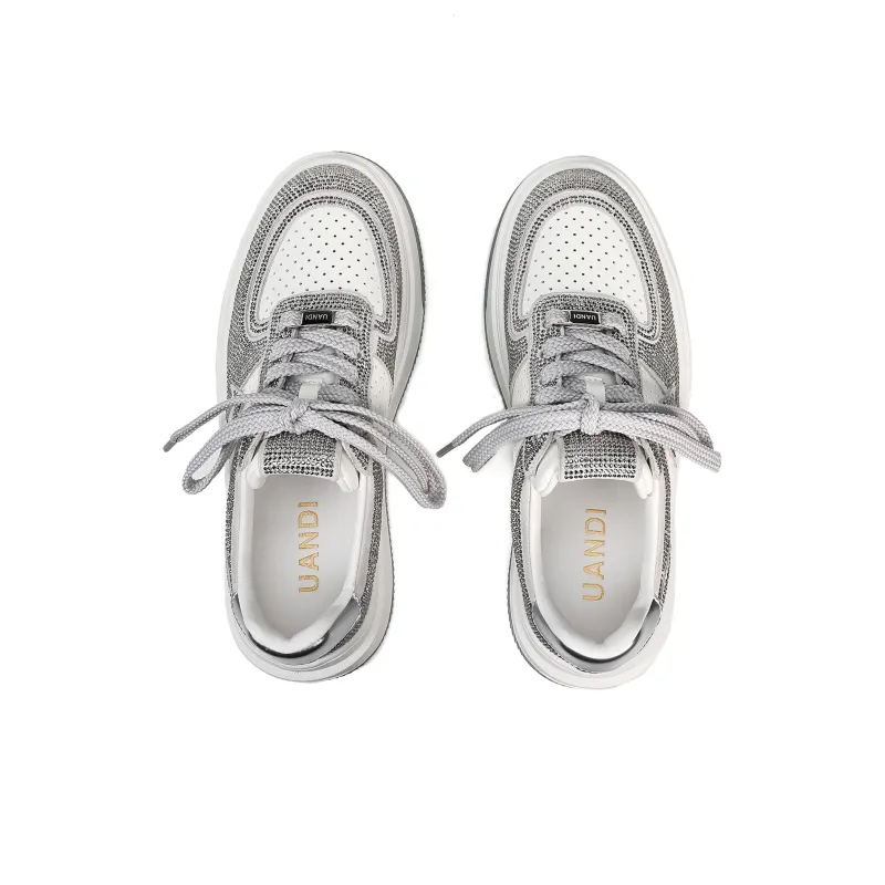 UanDi Cushioned Wear-Resistant Height Increasing Low-Top Skateboard Shoes Women's-15