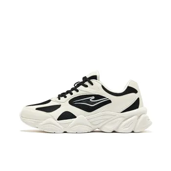 Erke Sunrise 2 Durable Breathable Low Top Casual Shoes Men's Microcrystal White/Jet Black