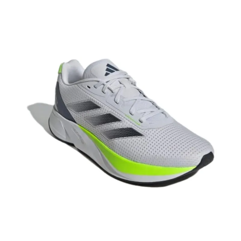 Adidas Duramo Sl Slip Resistant Breathable Lightweight Low Top Running Shoes Unisex Gray Green-2