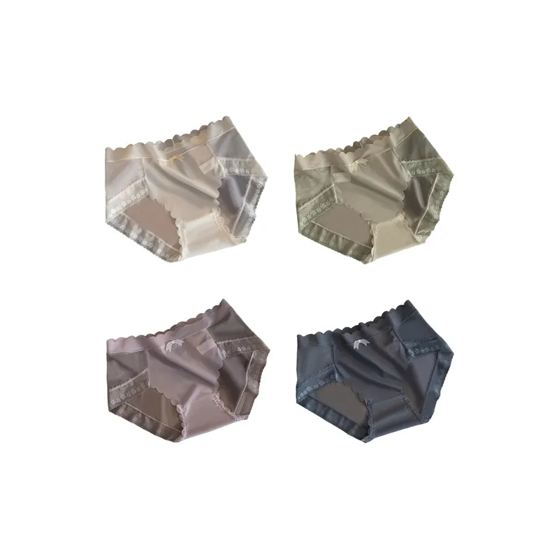 Flowers In Water Underpants Women's 4 Pack-17