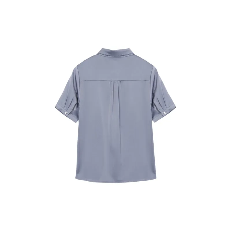 Lucybaily Shirt Women's Sea Blue-1