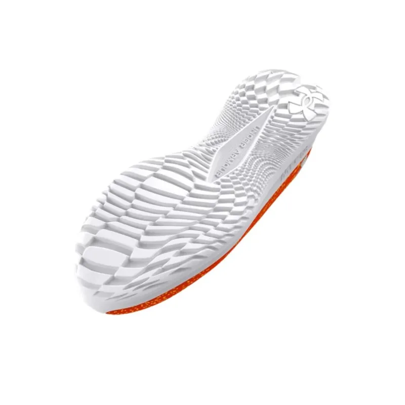 Under Armour Slip Resistant, Abrasion Resistant, Breathable Low Top Training Running Shoes Men's Orange Gray-4