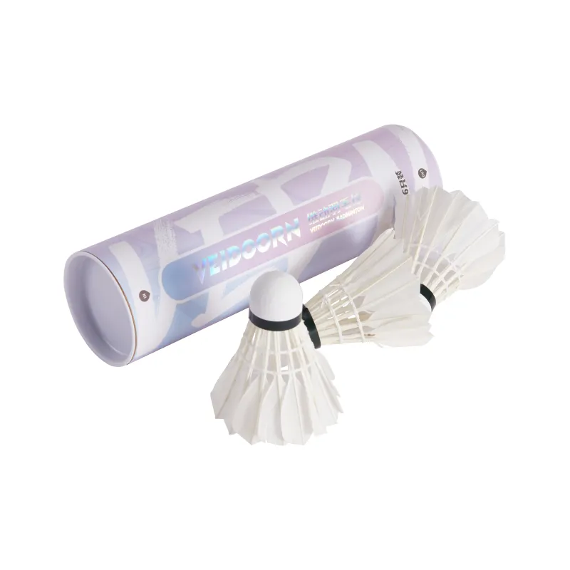 VEIDOORN Duck Feather Shuttlecock 12 Pack 6 Pack Duck Feather Shuttlecocks-1