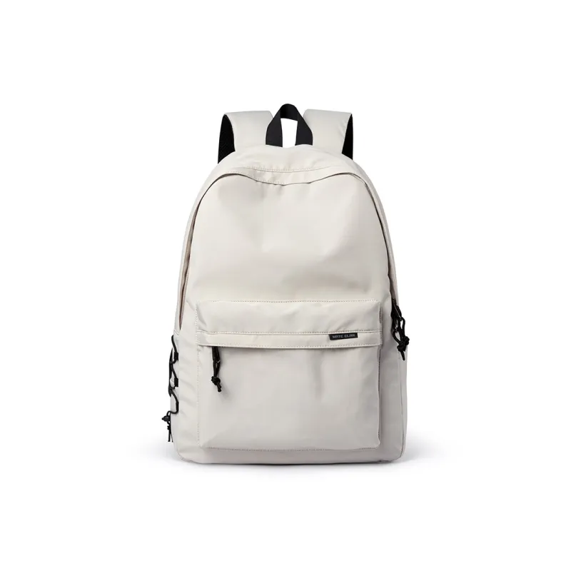 MOYYI Water Repellent Oxford Backpack Large Size Unisex Black/Ecru-1