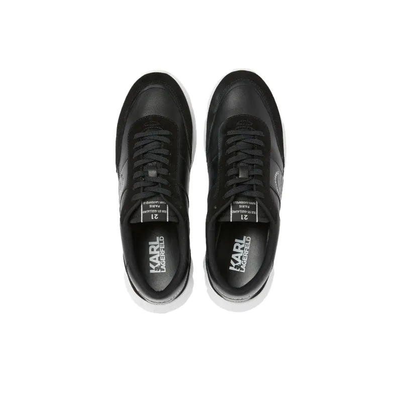 KARL LAGERFELD / Karl Lagerfeld Jeans Rue St-Guillaume Serger Leather Trainers-3