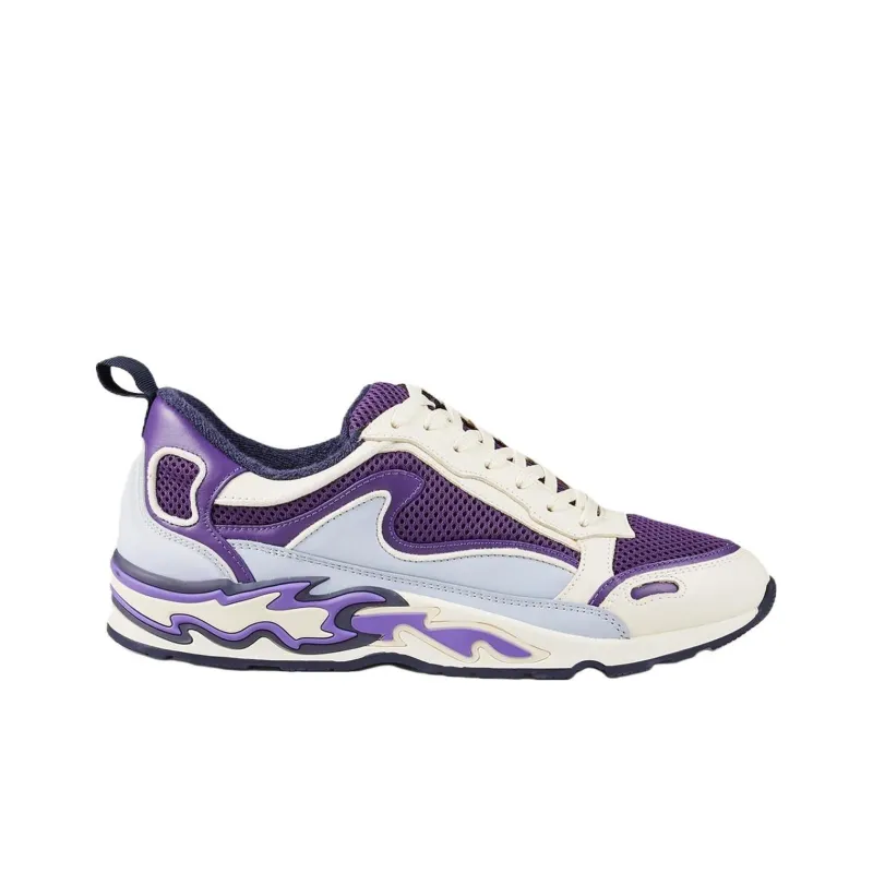Sandro Low Top Casual Shoes Women's Purple-1