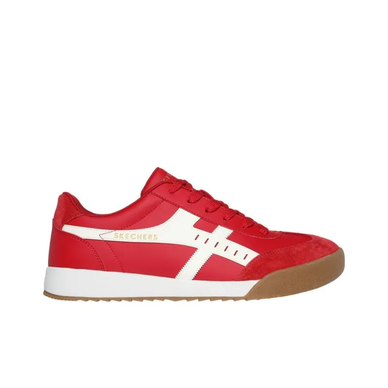 Skechers Street Zinger - Manzanilla Totale Slip-Resistant Low-Top Skateboard Shoes Men's Red-1