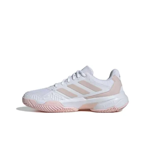 Adidas CourtJam Control 3 Tennis Shoes Women's Low-Top White/Pink