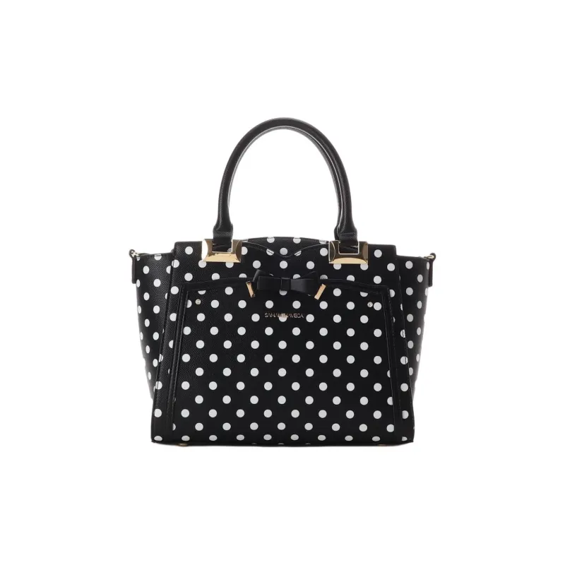 SAMANTHA THAVASA Synthetic Leather With Polypropylene And Nylon Handbag Women's Black-0
