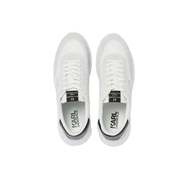 KARL LAGERFELD / Karl Lagerfeld Jeans Rue St Guillaume Serger Leather Trainers-3