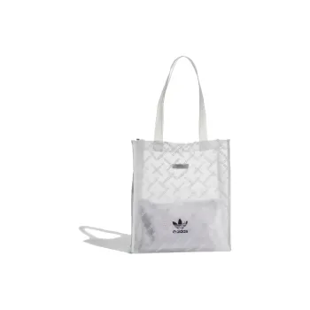 Adidas Originals TPU Tote Bag Shopping Bag Shoulder Bag Handbag Unisex White