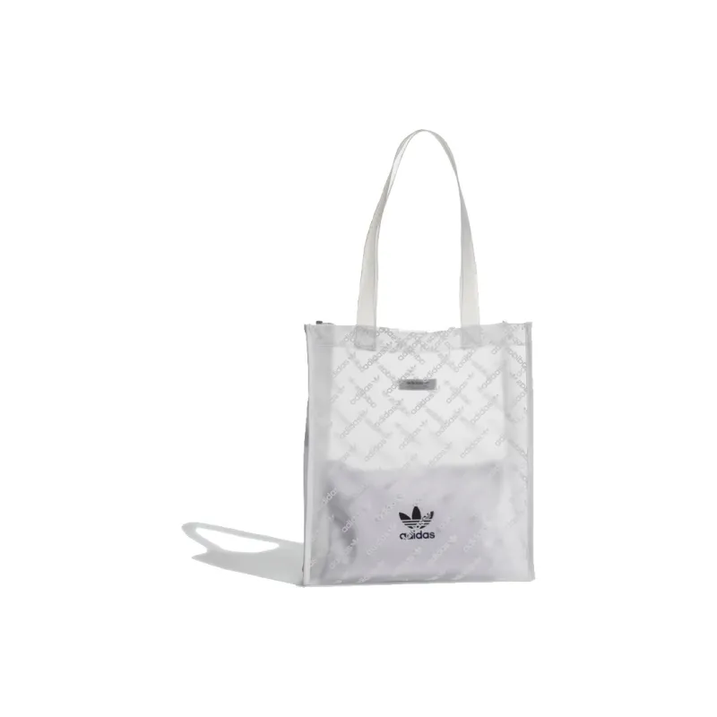 Adidas Originals TPU Tote Bag Shopping Bag Shoulder Bag Handbag Unisex White-0