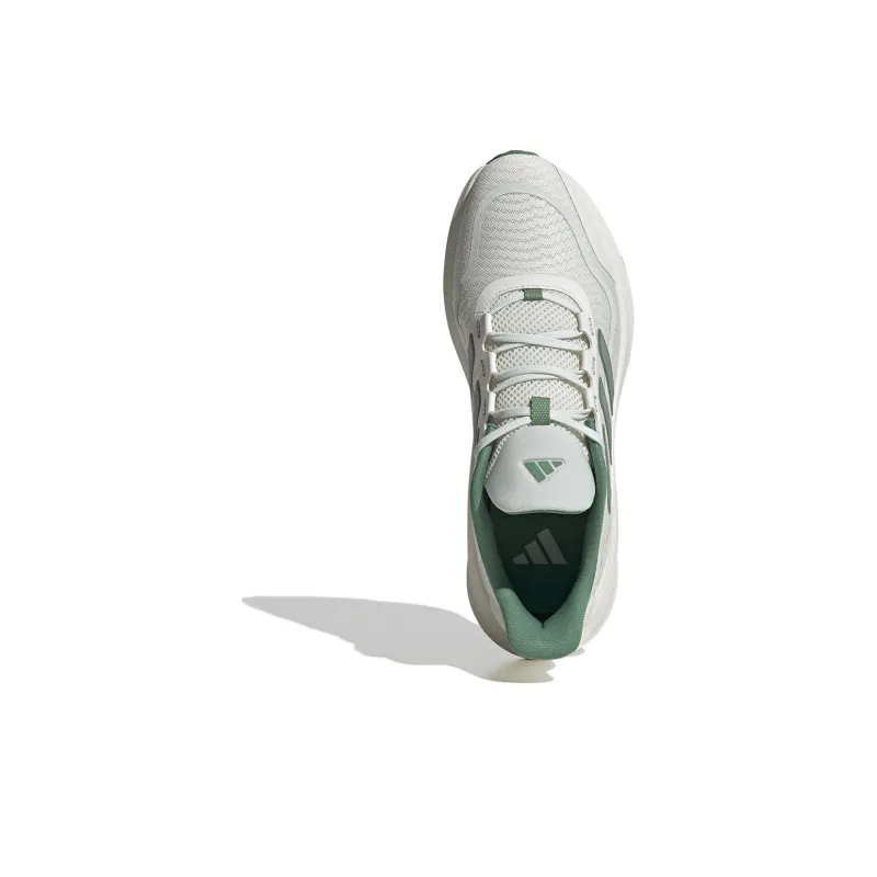 Adidas Avaflash Anti Slip Wear Resistant Low Top Running Shoes Men's White Green-3