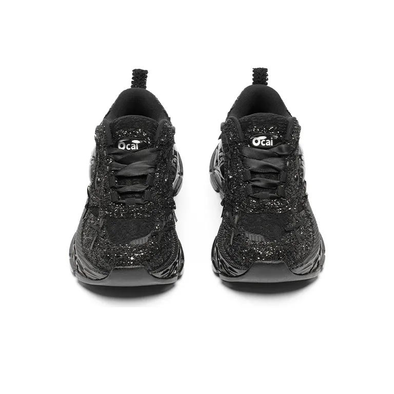 Ocai Runtech3.0 Lightweight Low Top Running Shoes Unisex Starry Black-2