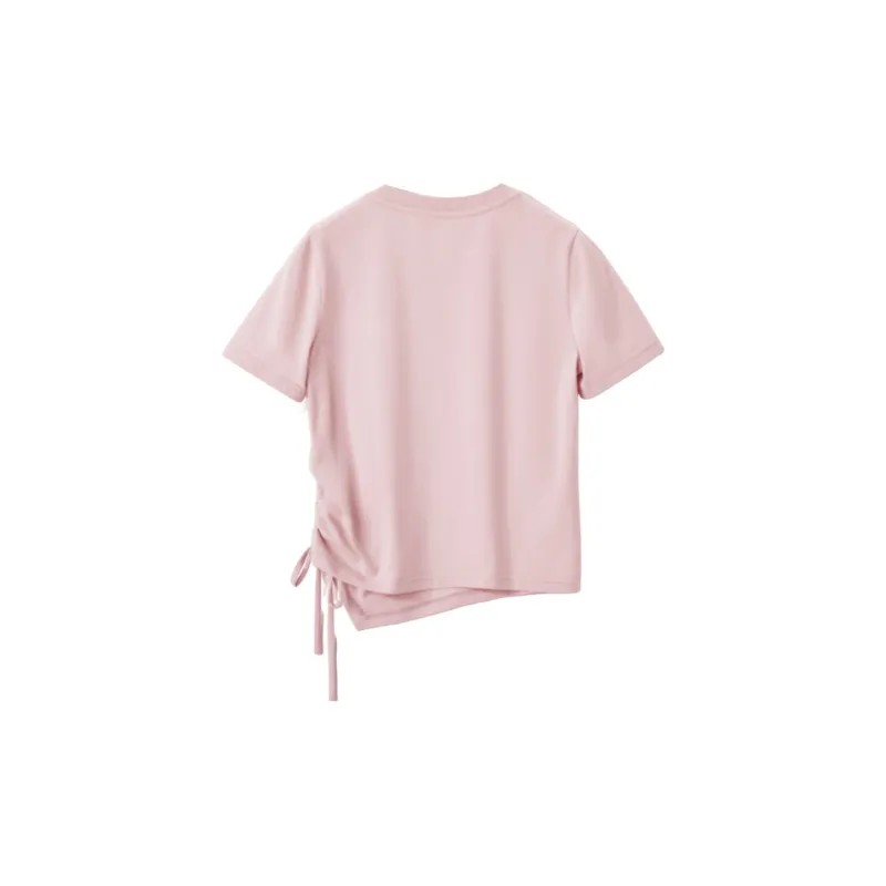 XIANGYING T Shirts Women's Pink-1