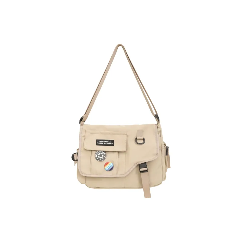 OUZIHUANG Nylon Shoulder Bag Unisex-12