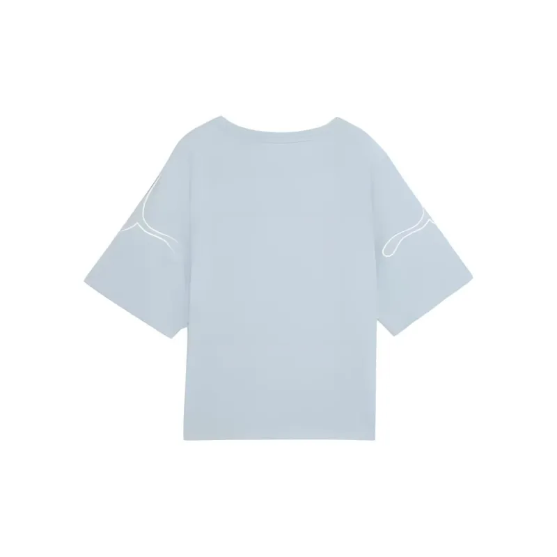 PUMA T-Shirt Women's Turquoise Surfing-1