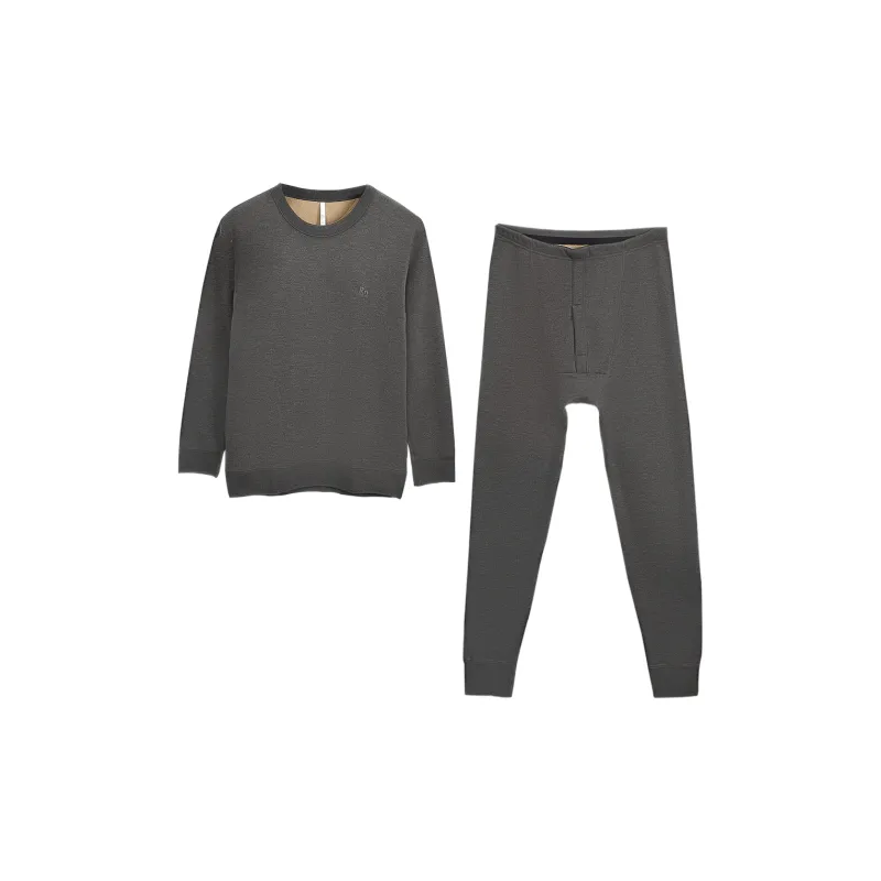 Red bean Men Thermal Sets-1