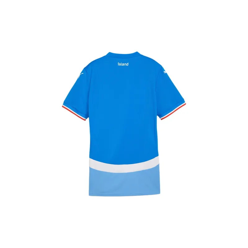 PUMA Iceland 2024 Women's Home Football Jersey Soccer Jerseys Women's Racing Blue-1