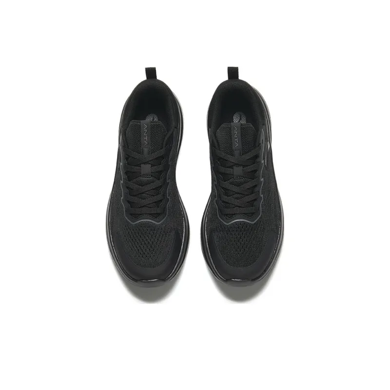 Anta Variety Training Collection Cushioned Slip Resistant Low Top Training Shoes Women's Black-2