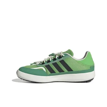 Adidas ROAMBOAT Anti Slip Wear Resistant Low Top Running Shoes Unisex Green Black