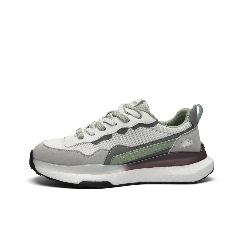 HLA Men's Athletic Shoes With Breathable Mesh, Height Increasing Patchwork, Casual Running Fashion-8