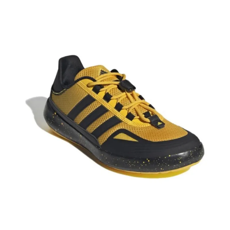 Adidas ROAMBOAT Anti Slip Wear Resistant Low Top Running Shoes Unisex Black Yellow-2