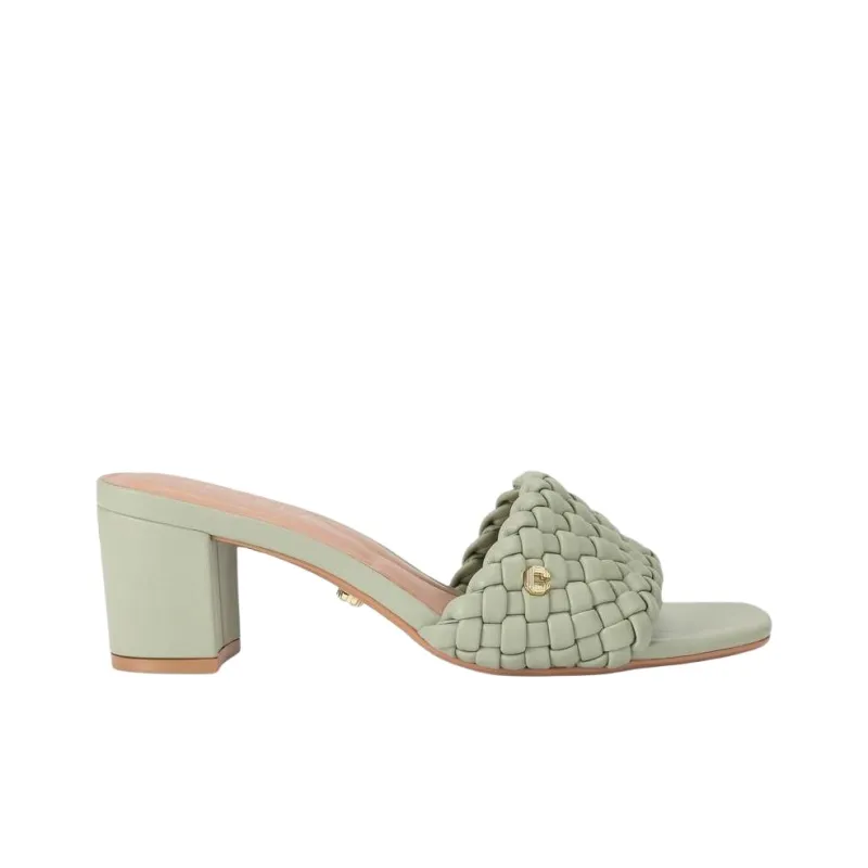 Kurt Geiger London Slide Slippers 5.5cm Women's Green-1