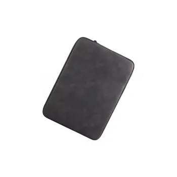 Techson PU Clutch Large Size Unisex Dark Gray/Pink