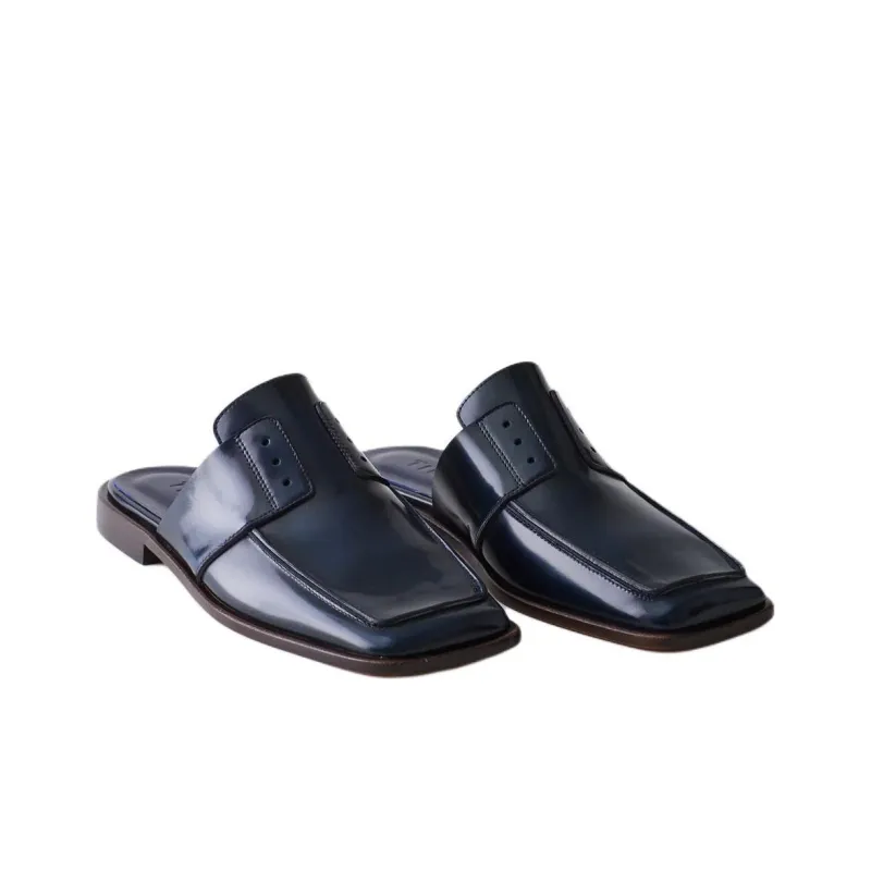 TIBI Slip-Resistant Wrap-toe Slippers Women's Blue-2