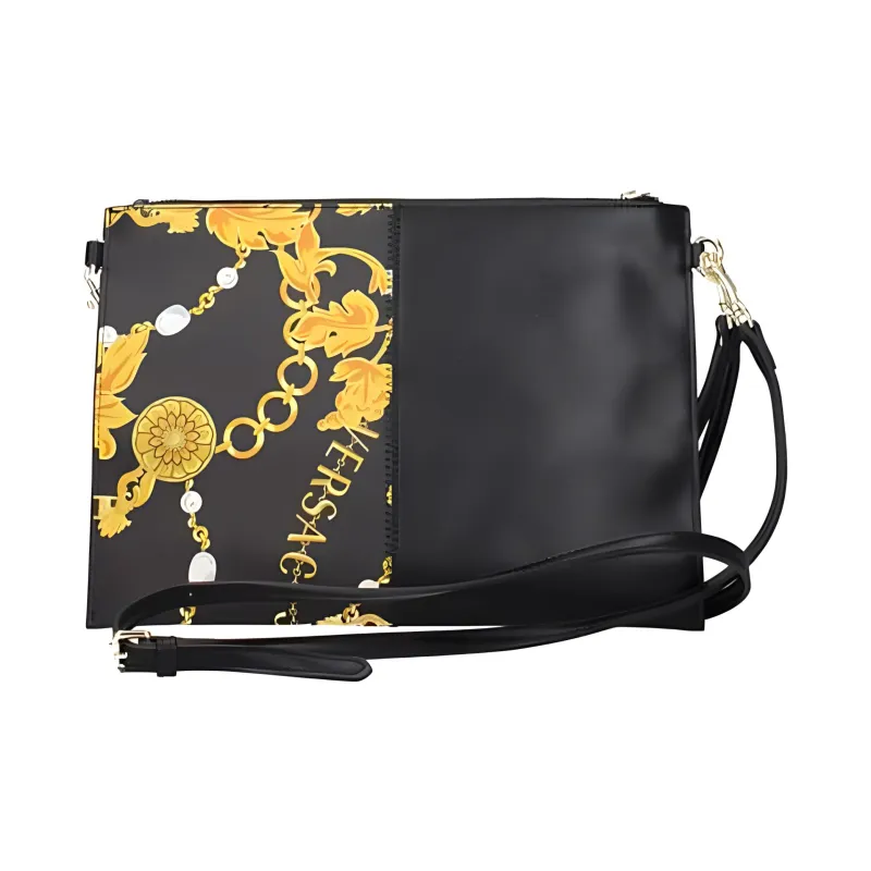 VERSACE JEANS COUTURE PU Polyurethane Clutch Tubas Men's Black-2