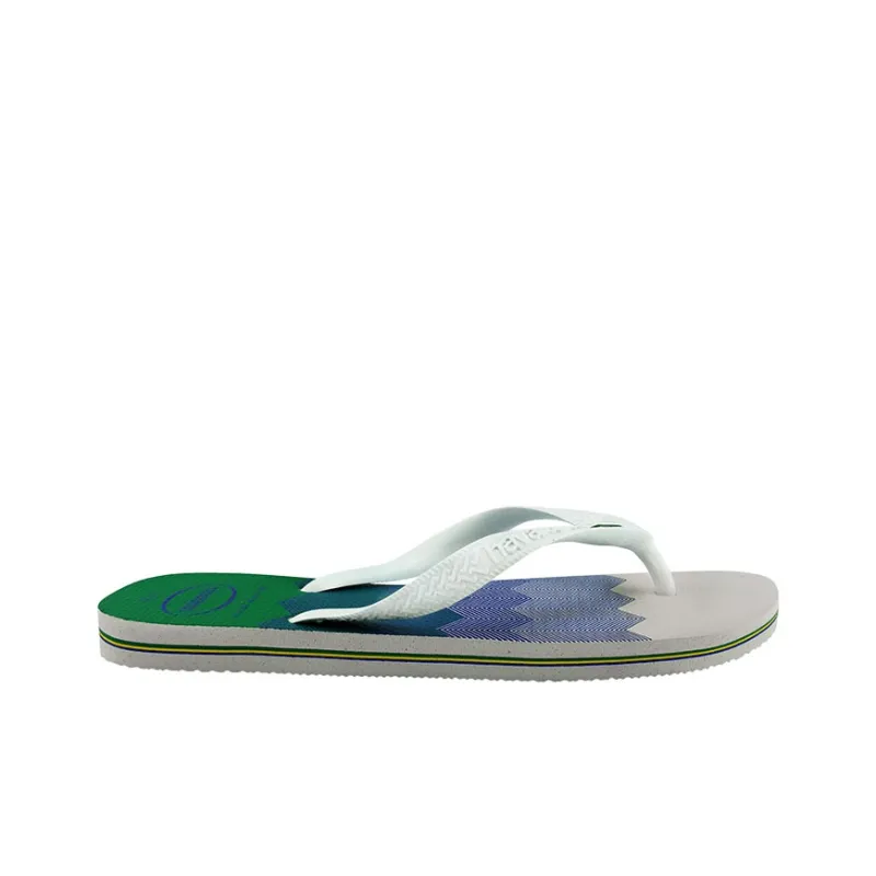 Havaianas Rubber Sole Abrasion Resistant Slip Resistant Quick Drying Flip Flops Unisex Emerald Green-1
