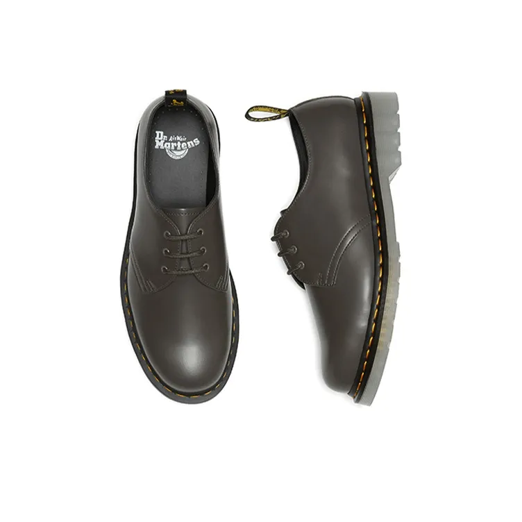 Dr.Martens 1461 Iced Smooth Leather Oxford Shoes 'Olive Green' Women's-3