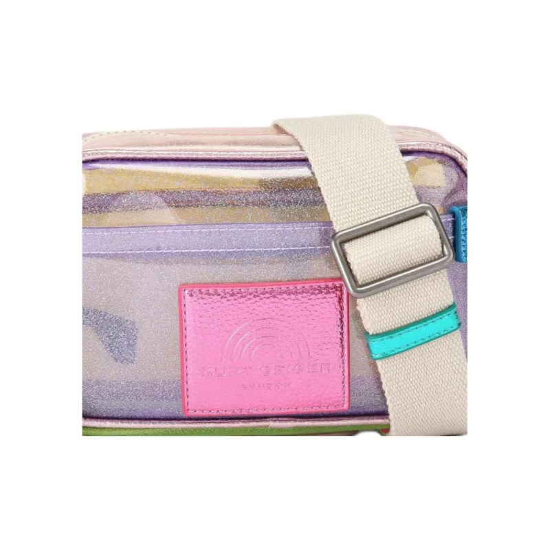 Kurt Geiger London Fabric Camera Bag Shoulder Bag Crossbody Bag Small Size Women's Multicolor-4