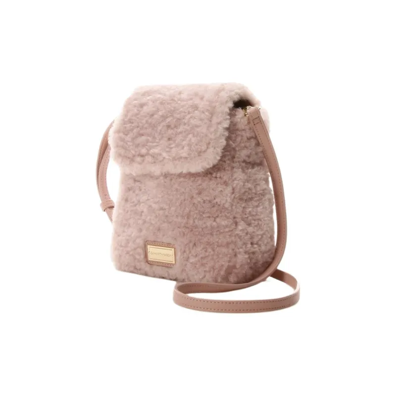 SAMANTHA THAVASA Polyester Shoulder Bag Mini Women's Light Pink-2
