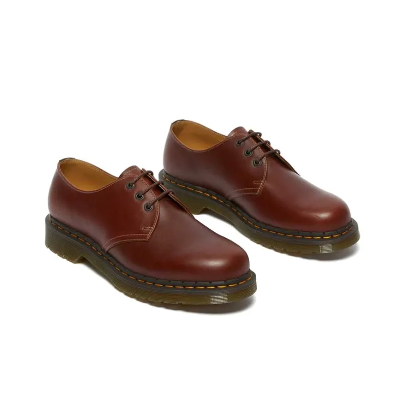 Dr.Martens 1461 Abruzzo Leather Shoes 'Brown Black'-3