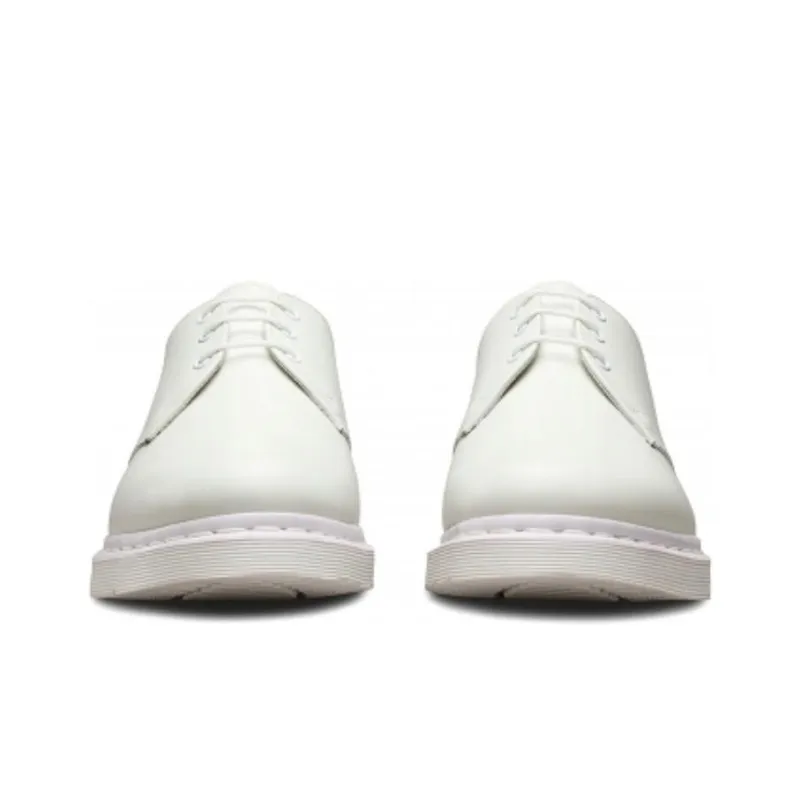 Dr.Martens 1461 Mono Smooth Leather Oxford Shoes 'White'-2