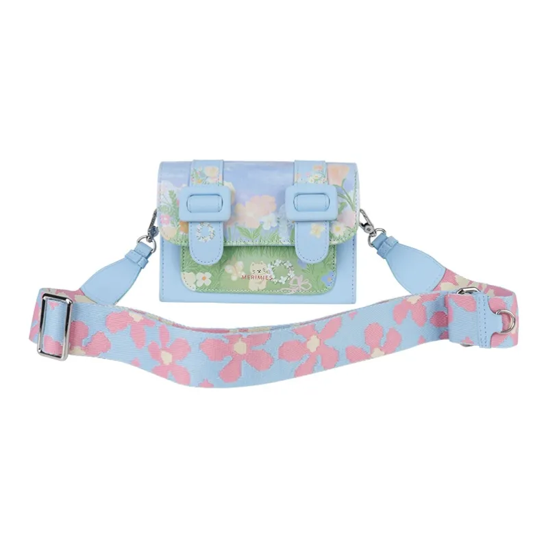 MERIMIES Crossbody Bags S Size — Sky's Letter | Blooming Blue-1