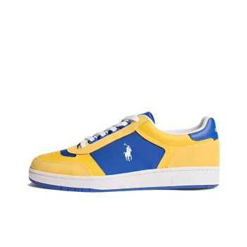 Polo Ralph Lauren Low-Top Skateboard Shoes Men's Yellow Blue