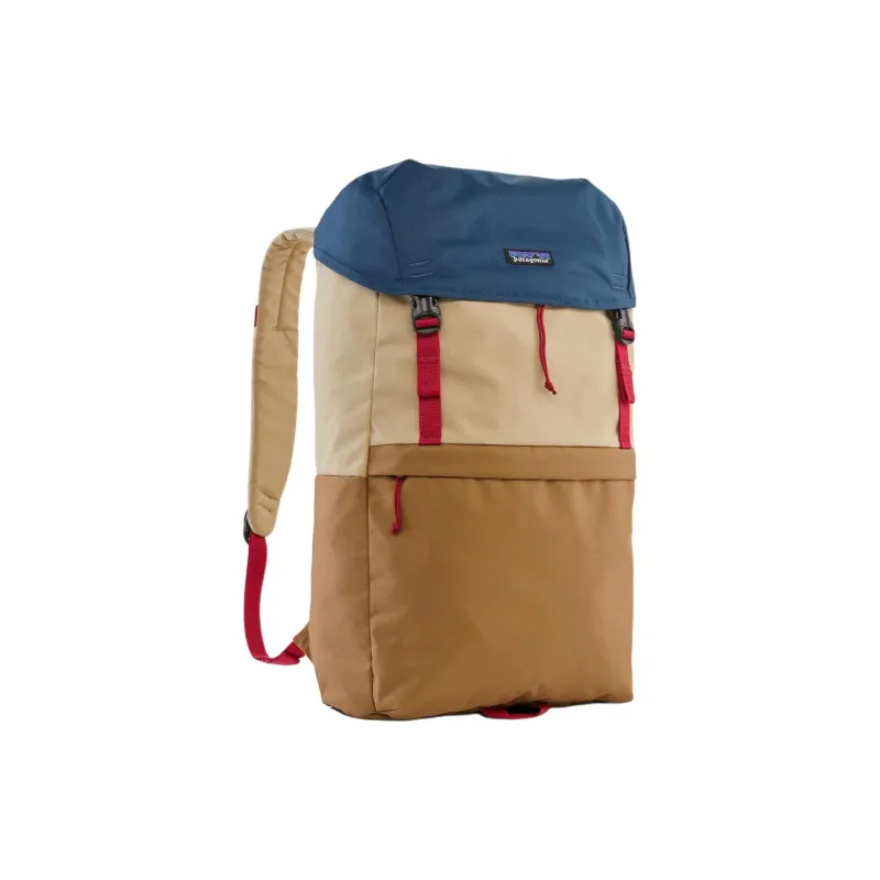 Patagonia Recycled Polyester Backpack Regular Unisex Brown & Khaki & Blue-1