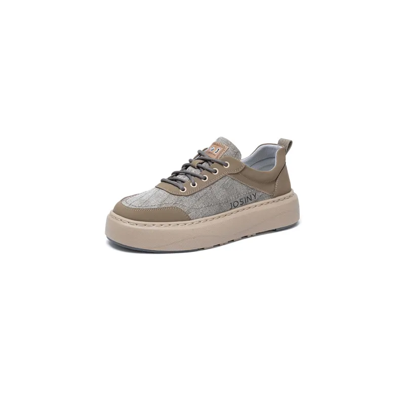 JOSINY Breathable Water-Resistant Wear-Resistant Cushioning Height Increasing Low-Top Skateboard Shoes Men's-13